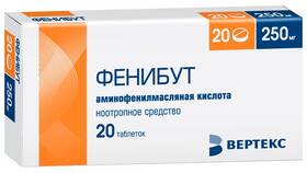 Для чего Фенибут таблетки взрослым: инструкция по применению в Уютерра