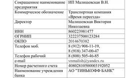 Где найти ОГРНИП для ИП в Тинькофф в Уютерра