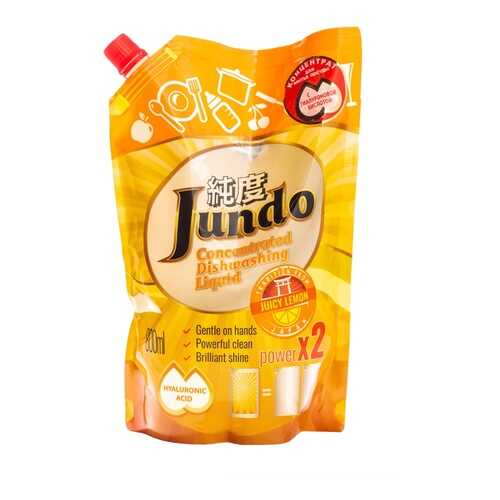 Гель Jundo Juicy Lemon эко для мытья посуды и детских принадлежностей 800 мл в Уютерра