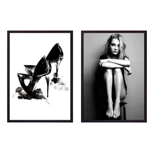 Набор постеров Коллаж Fashion №28 40х70 см в Уютерра