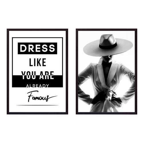 Набор постеров Коллаж Fashion №40 70х110 см в Уютерра