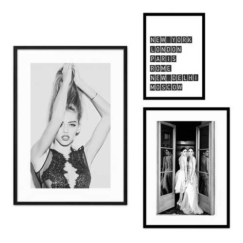Набор постеров Коллаж Fashion №50 80х80 см в Уютерра