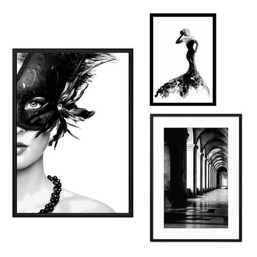 Набор постеров Коллаж Fashion №66 80х80 см в Уютерра