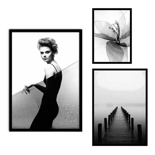 Набор постеров Коллаж Fashion №73 80х80 см в Уютерра