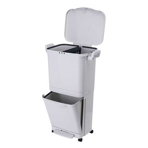 Бак для мусора Xiaomi Nakko Double Layer Sorting Trash Can 45L (White) в Уютерра