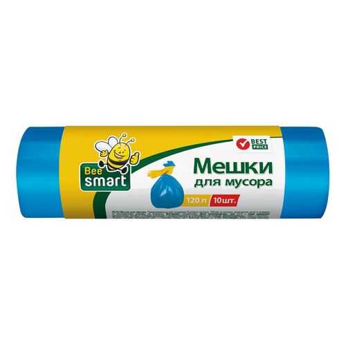 Мешки для мусора 120 л 10 шт. BeeSmart ПНД арт. 402006/403013/403012/402055 в Уютерра