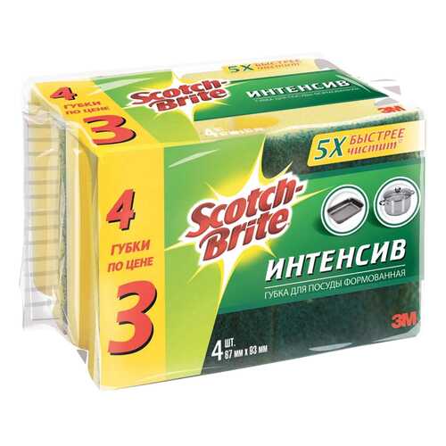 Губка Scotch-Brite HD-N-7090-4 в Уютерра