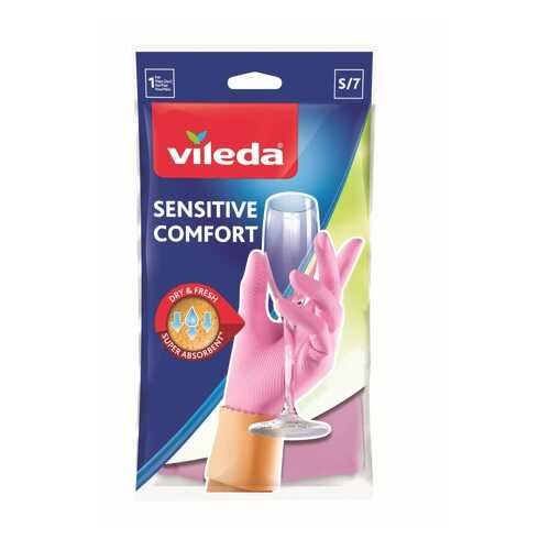 Перчатки для уборки Vileda Sensitive для деликатных работ размер S в Уютерра