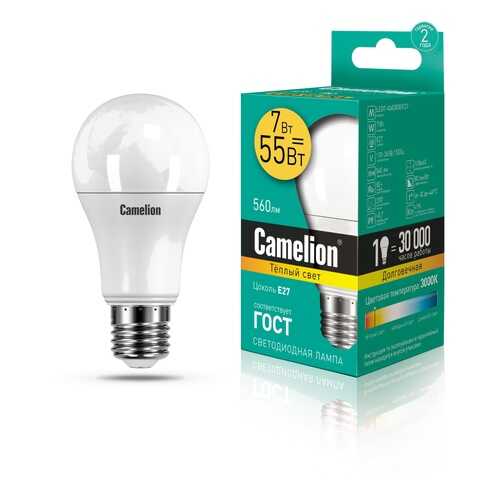 Camelion LED 7-A60/830/E27 в Уютерра