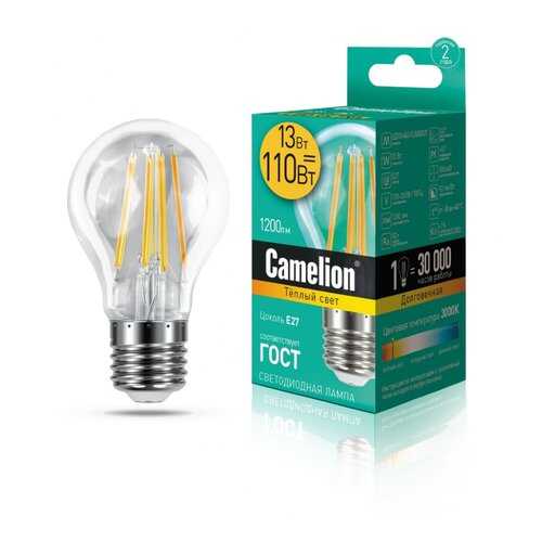 Лампа Camelion LED13-A60-FL/830/E27 в Уютерра