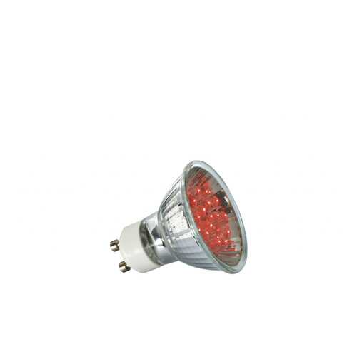 Лампа рефлекторная светодиодная LED, красный 1W GU 10 28007 в Уютерра