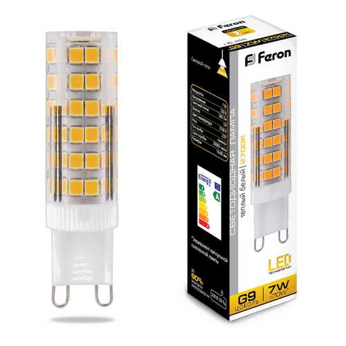 Лампа светодиодная Feron LB-433 G9 7W 2700K 25766 в Уютерра