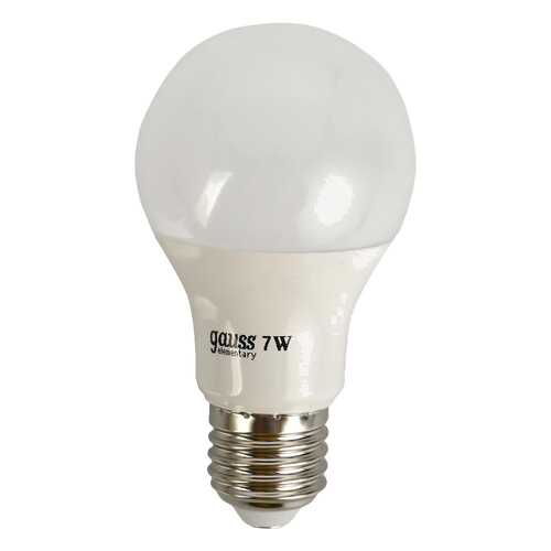 Лампочка Gauss Elementary LED A60 7W E27 2700K 10шт 23217A в Уютерра