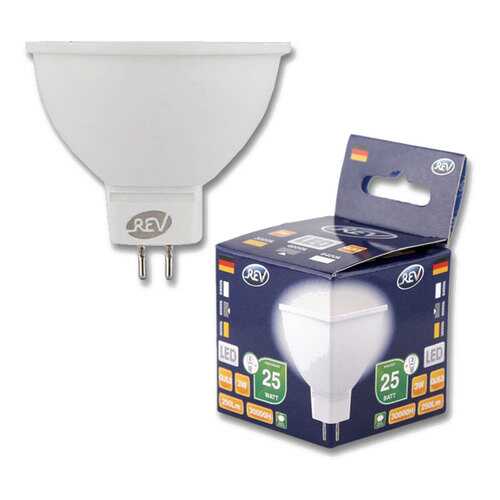 Лампочка светодиодная LED, MR16 GU5.3 3W 4000K холодный свет в Уютерра