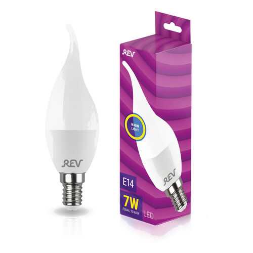 Лампочка светодиодная LED, свеча на ветру Е14 7W 2700K теплый свет в Уютерра