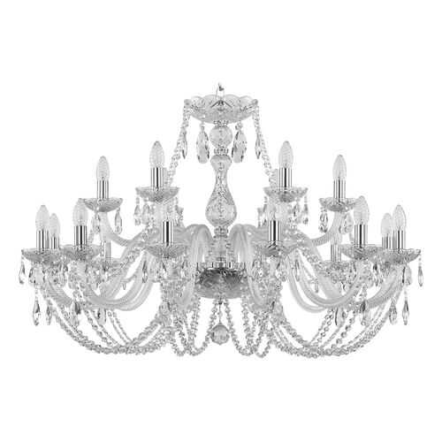 Люстра хрустальная 101/12+6/360 Ni Bohemia Ivele Crystal в Уютерра