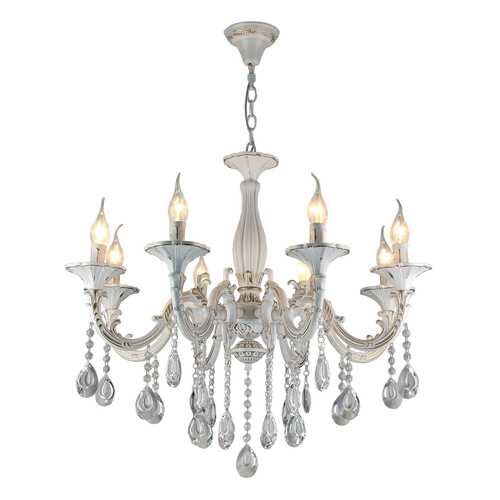 Люстра подвесная 8*60Вт E14 IMEX KL.3056-8-P WH в Уютерра