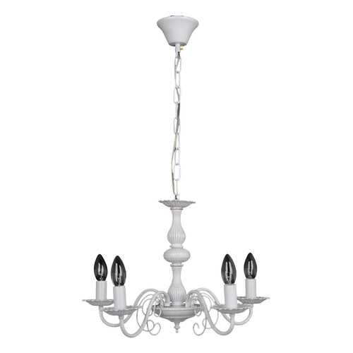 Люстра потолочная 5*60Вт E14 IMEX KL.29752-5-P WH в Уютерра