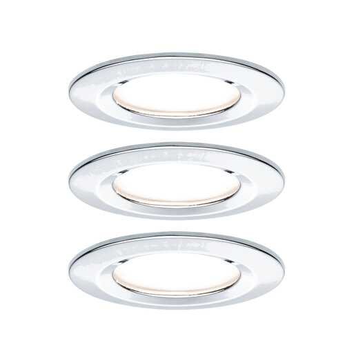 Светильник встраиваемый, комплект Nova LED IP44 3x6,5 GU10 Ch 93445 в Уютерра