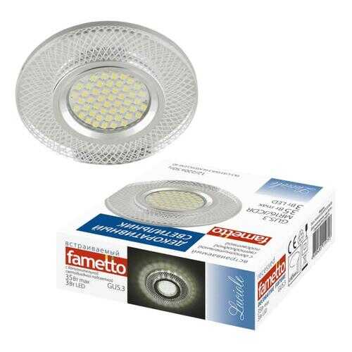 Встраиваемый светильник Fametto Luciole DLS-L153 GU5.3 GLASSY/CLEAR 3D в Уютерра