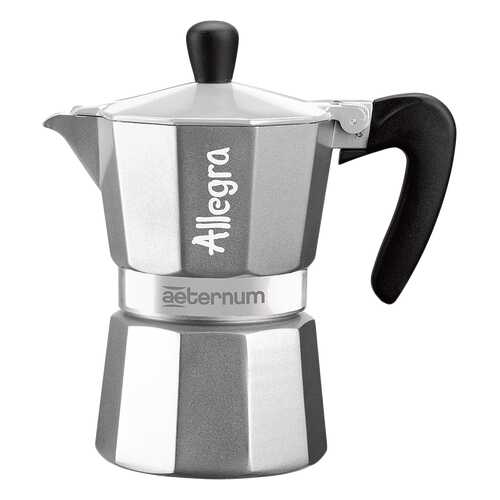 Гейзерная кофеварка Bialetti AETERNUM Allegra SILVER в Уютерра