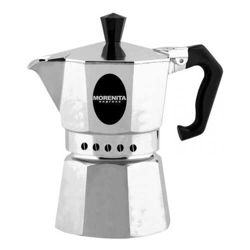 Кофеварка гейзерная Bialetti Morenita 5975 Серебристый, черный в Уютерра