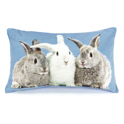 Декоративная подушка Catseye London RABBITS ON BLUE 24X44 см в Уютерра