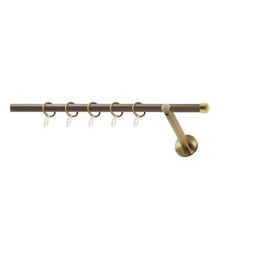 Карниз Art Decor WERDECO, рифленая труба, 1,8м, д=16мм., К_ADZ_1_16_антик180 в Уютерра