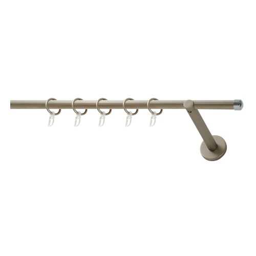 Карниз металлический Art Decor WERDECO,хром матовый, 1,2м, d16мм в Уютерра