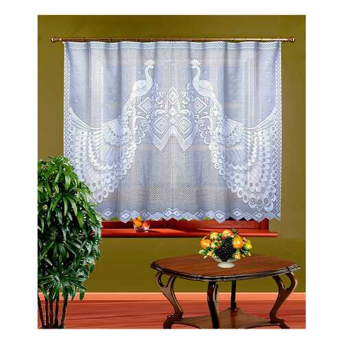Штора Elegante 1413 белый 200х145 в Уютерра