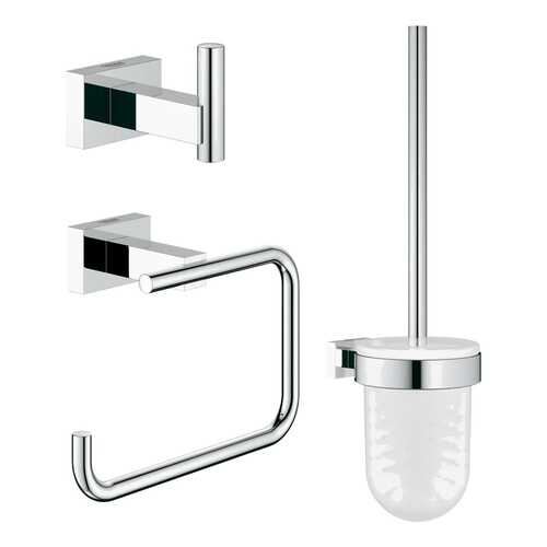 Набор аксессуаров для ванной Grohe Essentials Cube 3 предмета Хром в Уютерра